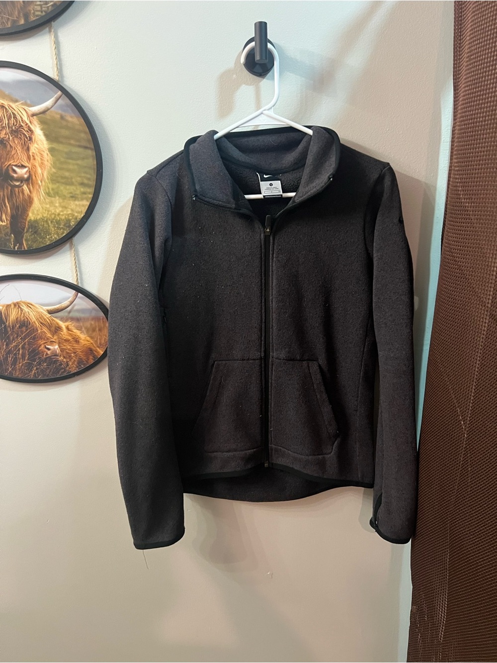 Nike Black Full-Zip Fleece Jacket